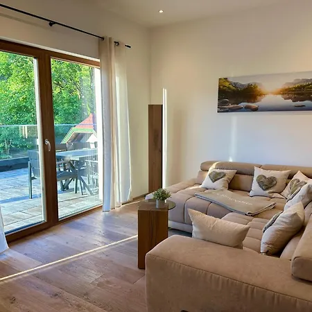 아파트 Penthouse Bergseetraum Mit 102 Qm Dachterrasse 왈츠시